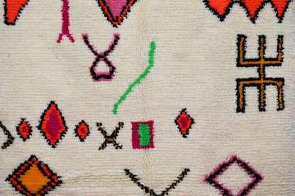 DecorBites™ Handmade Moroccan Azilal Rug 247x146 cm