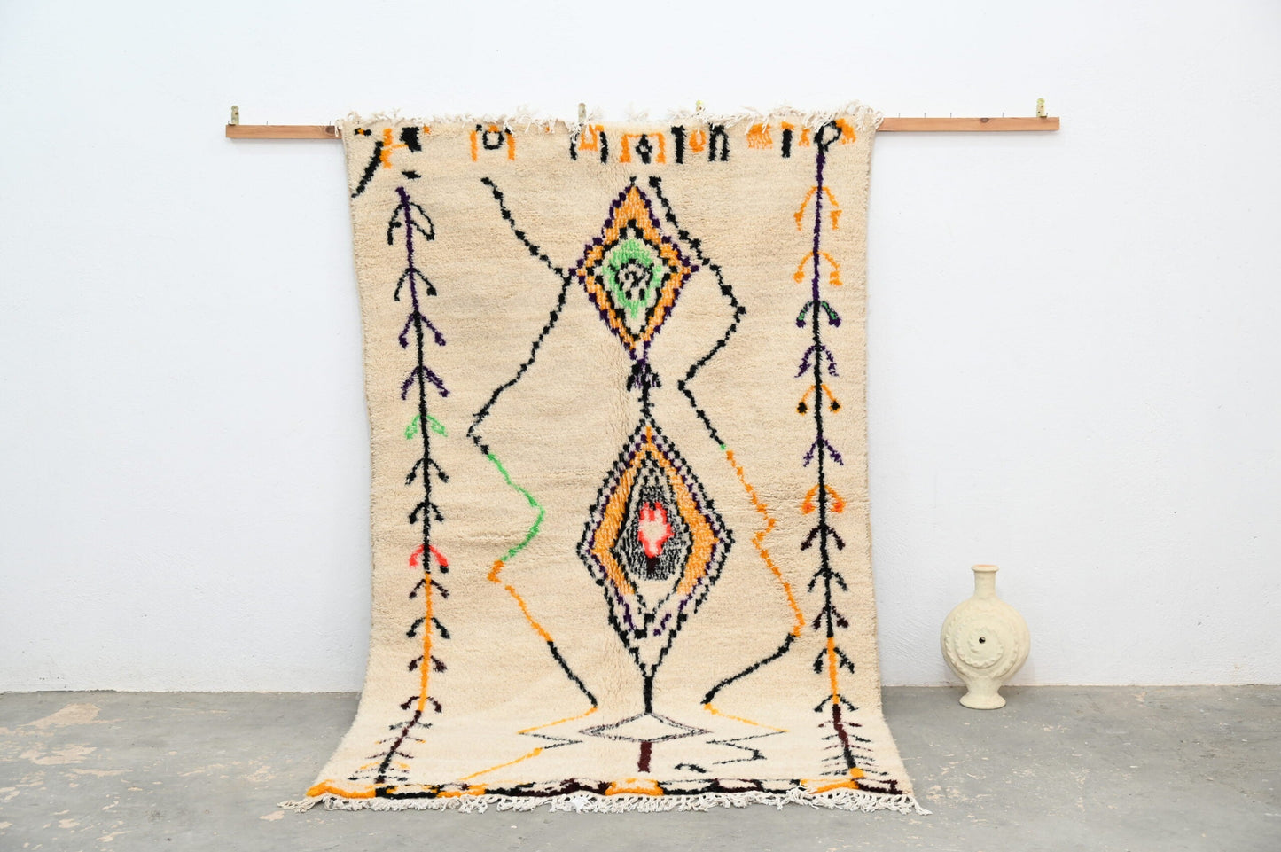 DecorBites™ Handmade Moroccan Azilal Rug - 248x151 cm