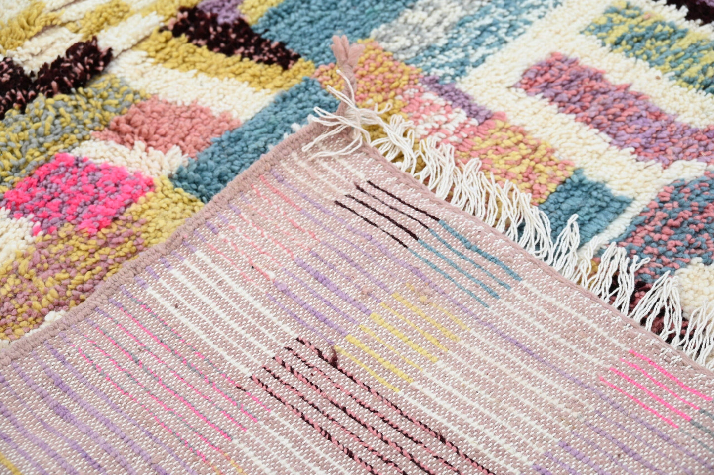 DecorBites™ Handmade Moroccan Azilal Rug: 300x208 cm