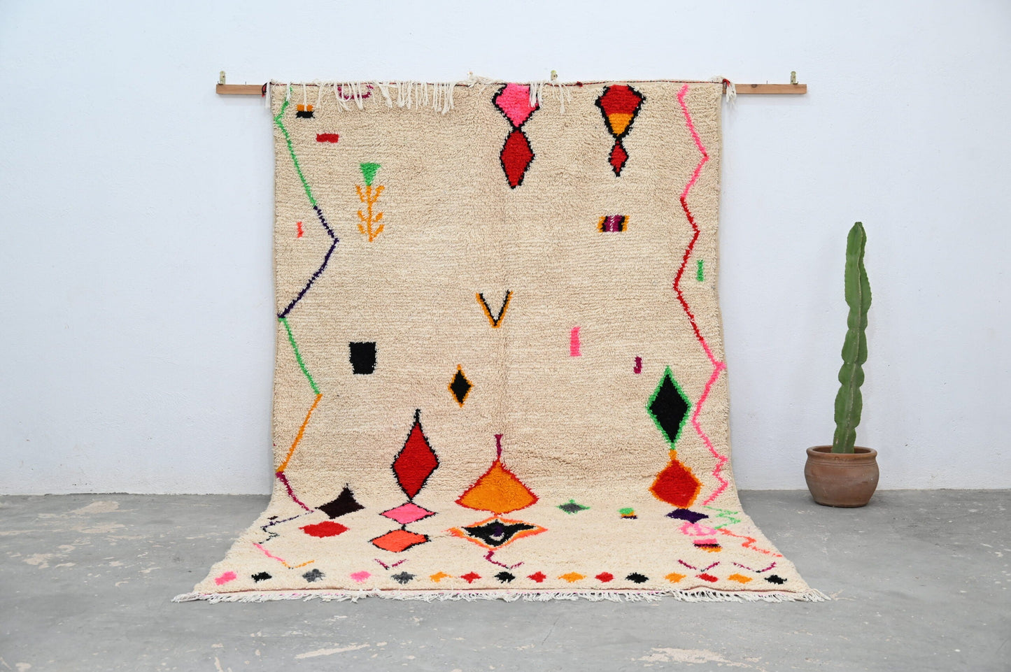DecorBites™ Handmade Moroccan Azilal Rug 309x195cm