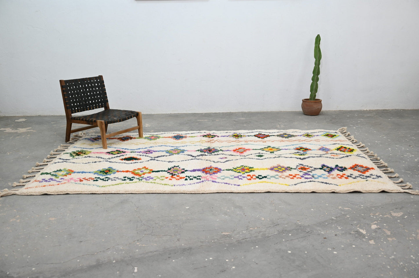 DecorBites™ Handmade Moroccan Traditional Azilal Rug 315x194cm