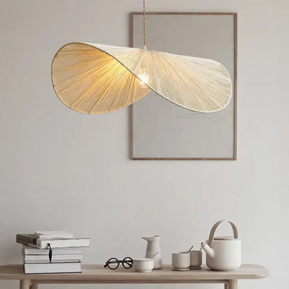 Handmade rattan rope vertigo pendant lamp for dining room