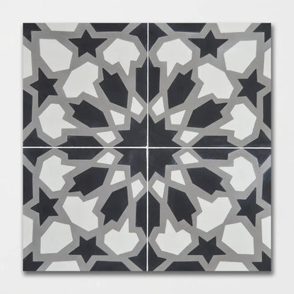 Handmade Stella Honed Cement Tiles 8x8