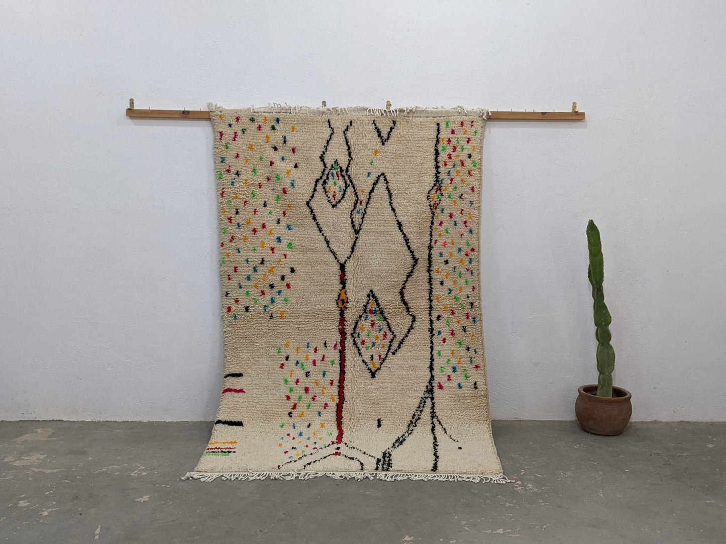 DecorBites™ Handwoven Moroccan Azilal Rug 234x147 cm