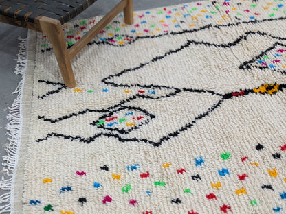 DecorBites™ Handwoven Moroccan Azilal Rug 234x147 cm