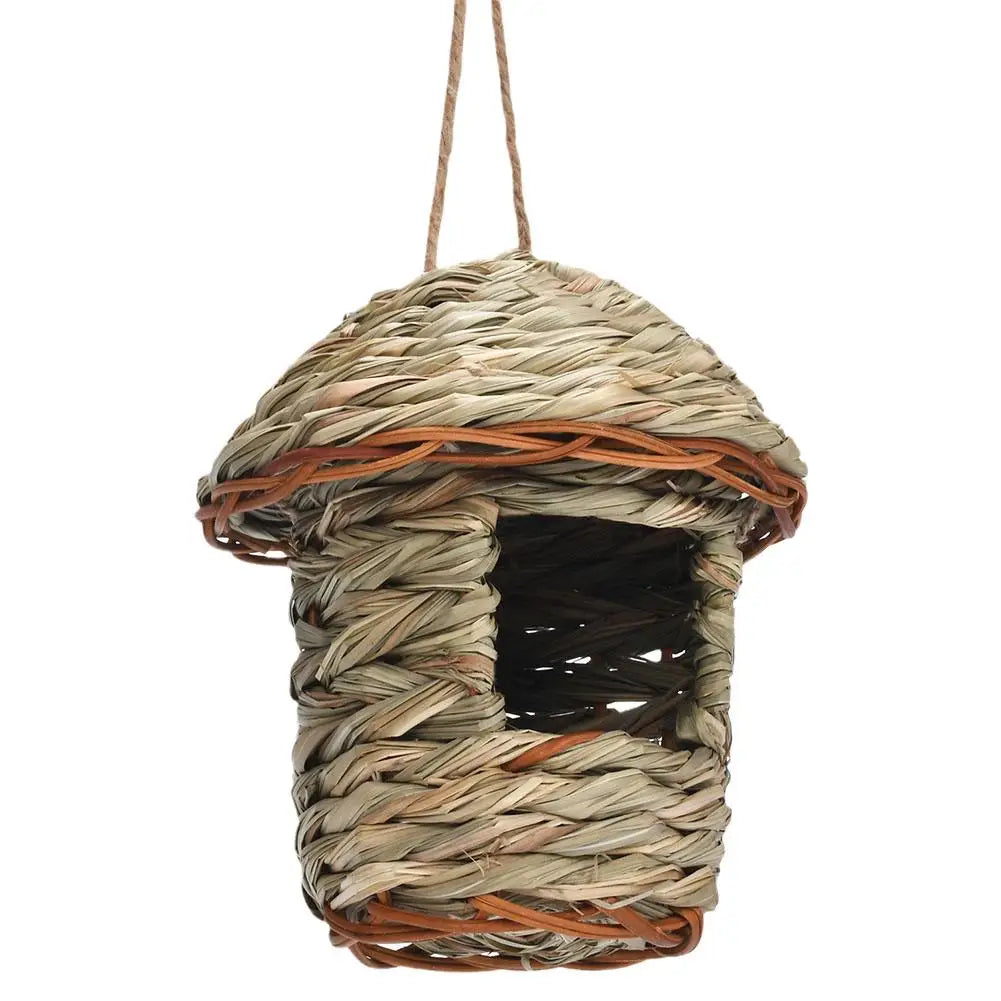 DecorBites™ Handwoven Parrot Bird Nest for Outdoor Gardens