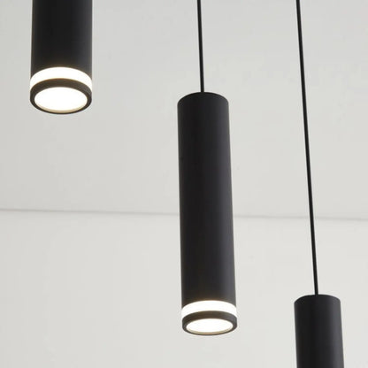 Hanging Light for Modern Kitchen Island with Adjustable Aluminum Spotlights
