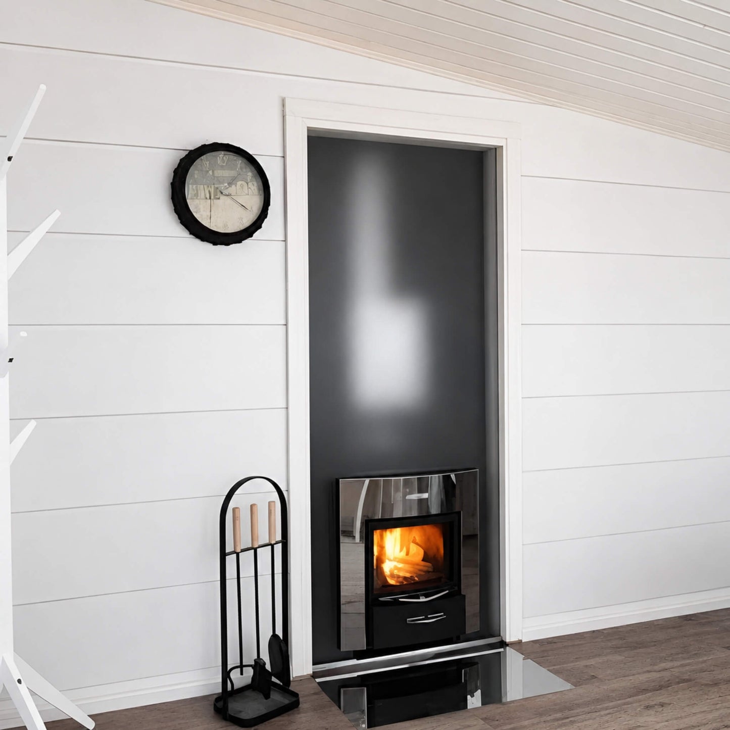 Harvia Duo Series Stainless Steel Wood Sauna Stove With Sauna Stones [WK200SLUX/WK360SLUX] (SAK68420)