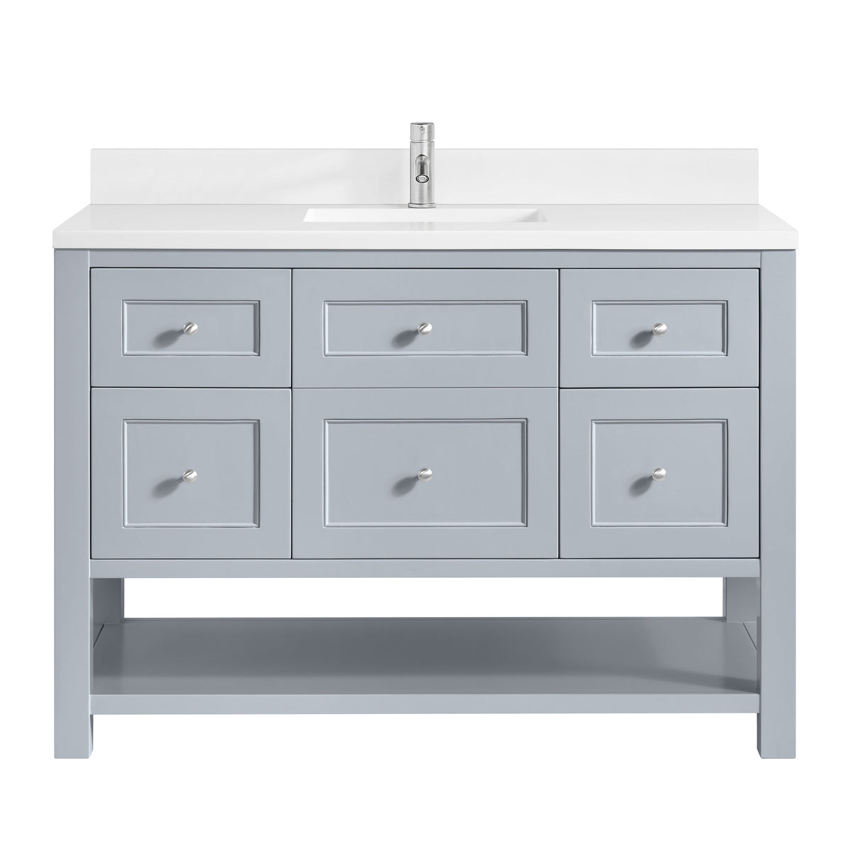 James Martin Breckenridge 48" Single Bathroom Vanity, Serenity Blue
