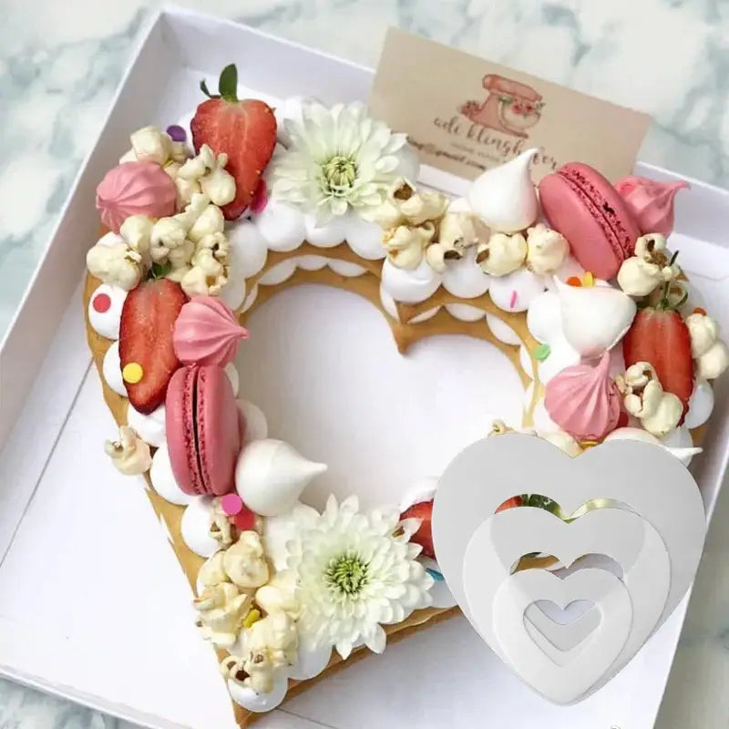 Heart cake mold for kitchen baking and decorating