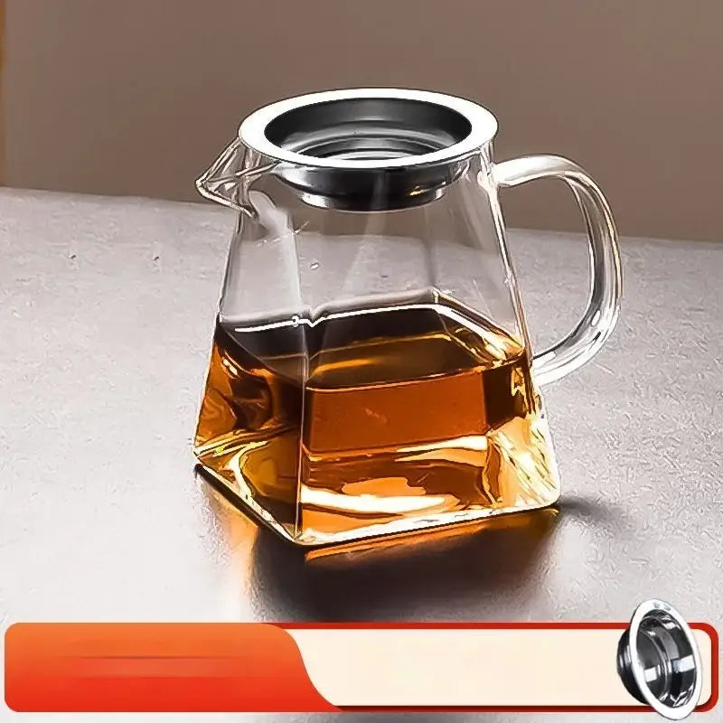 Heat resistant glass fair cup kung fu tea set dining room dispenser