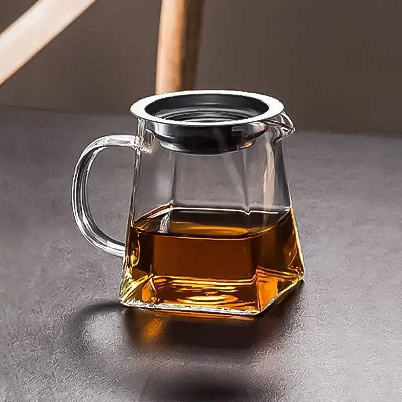 Heat resistant glass fair cup kung fu tea set dining room dispenser