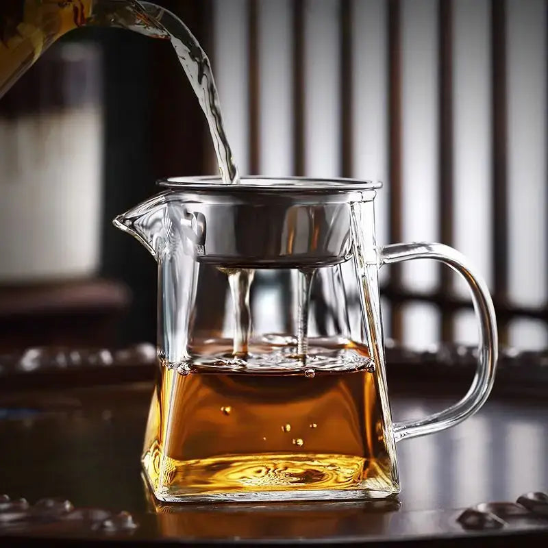 Heat resistant glass fair cup kung fu tea set dining room dispenser