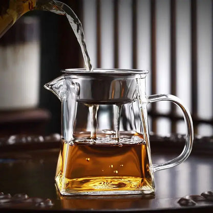 Heat resistant glass fair cup kung fu tea set dining room dispenser