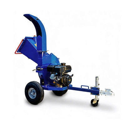 Heavy-Duty 5-Inch 15HP 420CC Gas Towable Wood Chipper Shredder With Recoil Start (SAK51947)