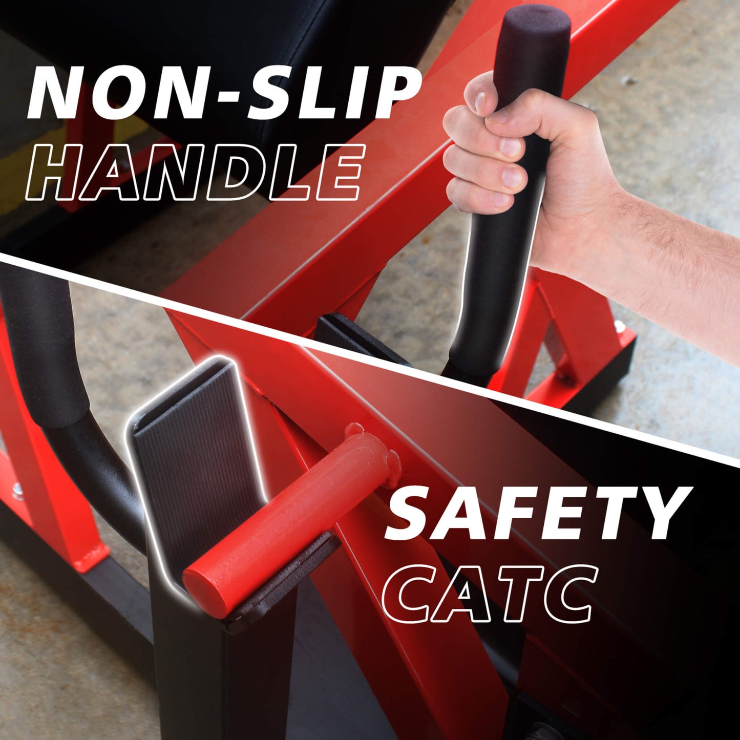 Heavy-Duty High Strength Steel Hip Thruster With Non-Slip Handles And Comfortable Foam Paddings (SAK92581)