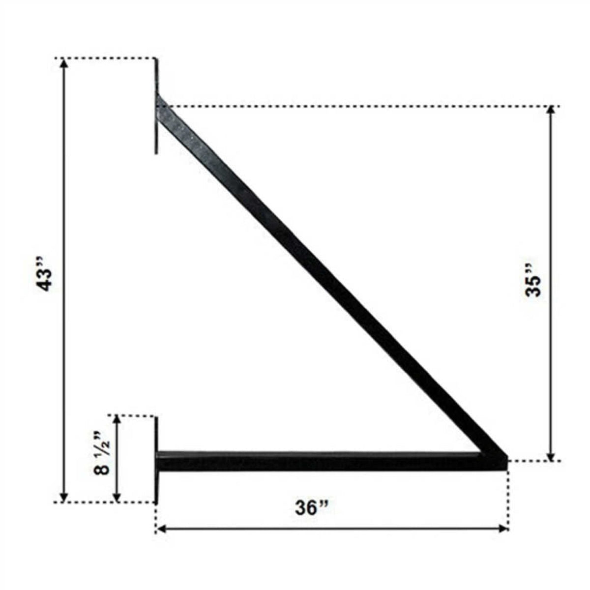 [12-30FT] Heavy-Duty Madrid-Style Premium Steel Sliding Driveway Gate (SAK23857)