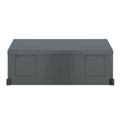 [12X20FT] Alora Heavy-Duty Outdoor Premium Garage Tarp Canopy Shelter W/ Removable Sidewalls (SAK94615)