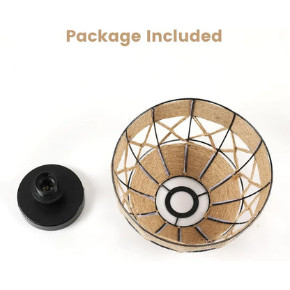 DecorBites™ Hemp Rope Ceiling Light for Home Decor