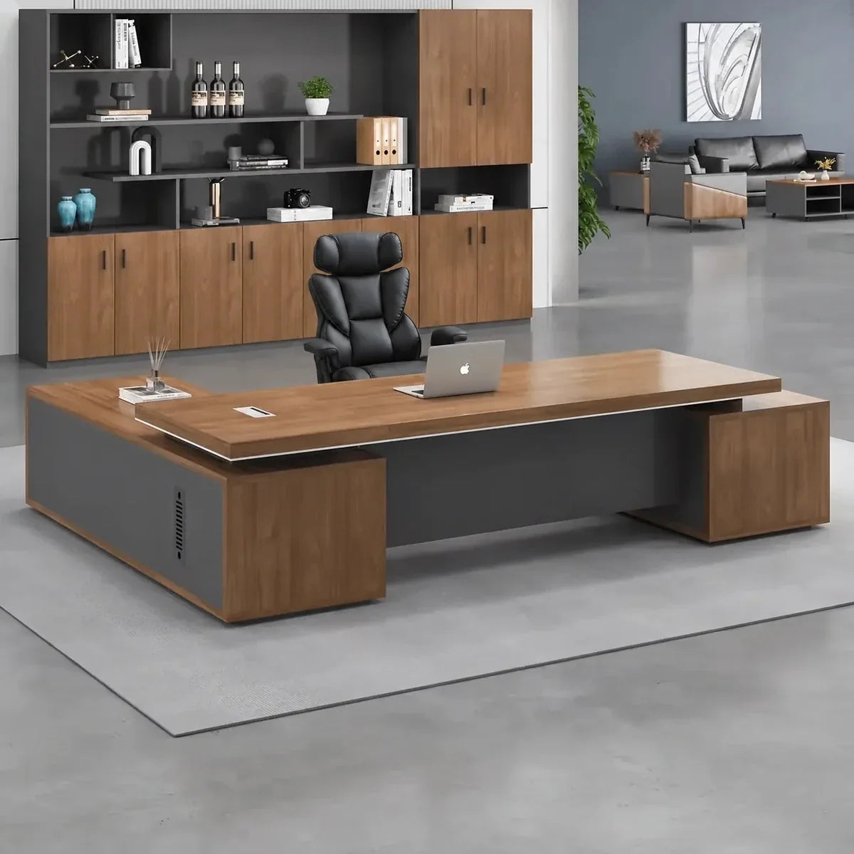 Hewson · Modern L-Shaped Executive Desk