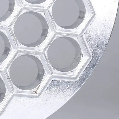 Hexagonal black non stick aluminum dumpling maker mold kitchen tool