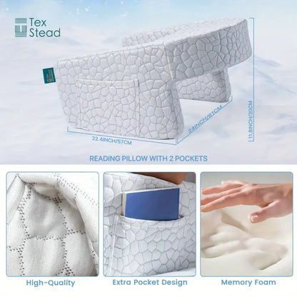 Hexagonal gray gaming arm rest pillow bedroom reading cushion