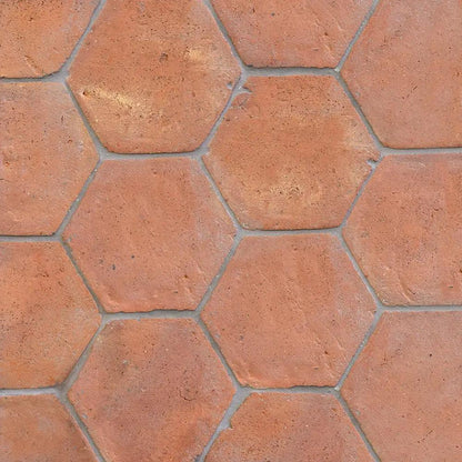 Hexagono Natural Hexagon Terracotta Tiles 6x6