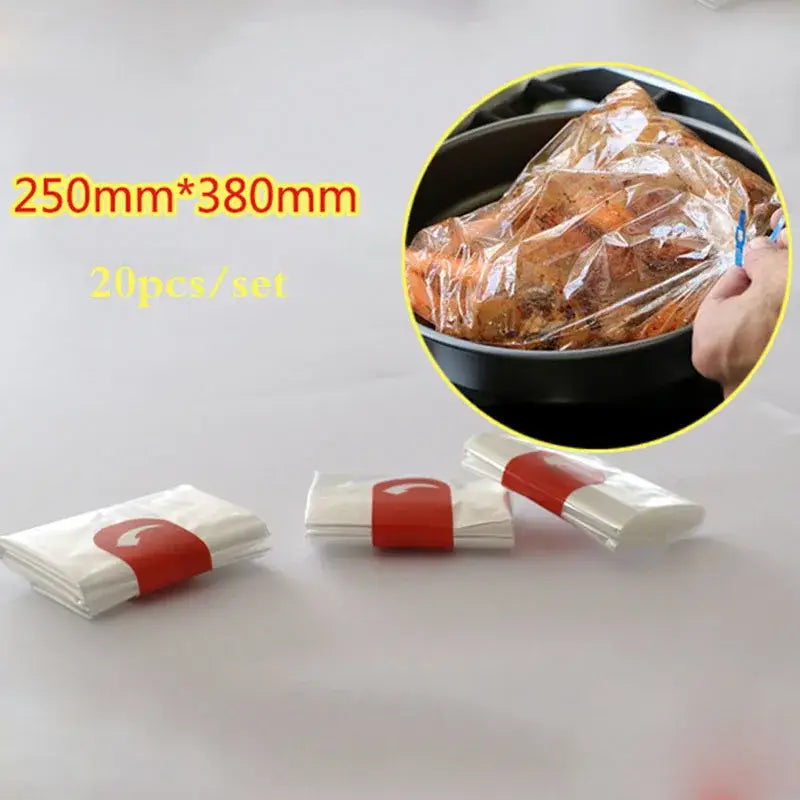 High temp baking bags 20 piece kitchen tool set