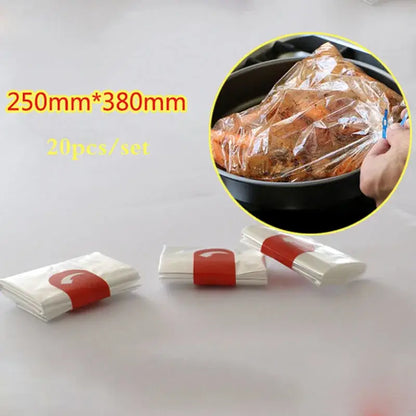 High temp baking bags 20 piece kitchen tool set