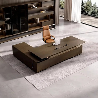 Hiley · Modern L-Shaped Executive Desk