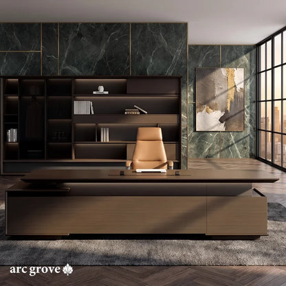 Hiley · Modern L-Shaped Executive Desk
