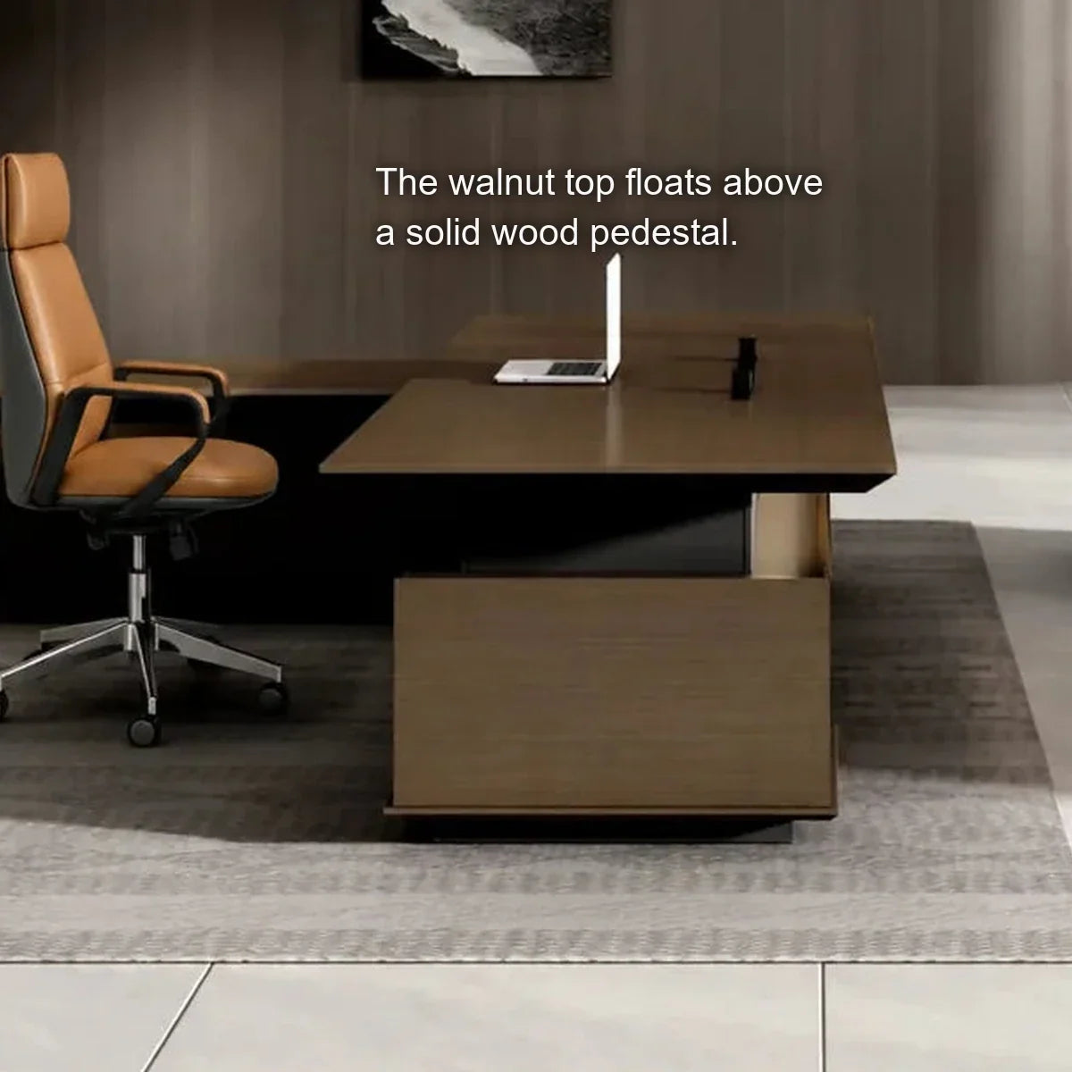 Hiley · Modern L-Shaped Executive Desk
