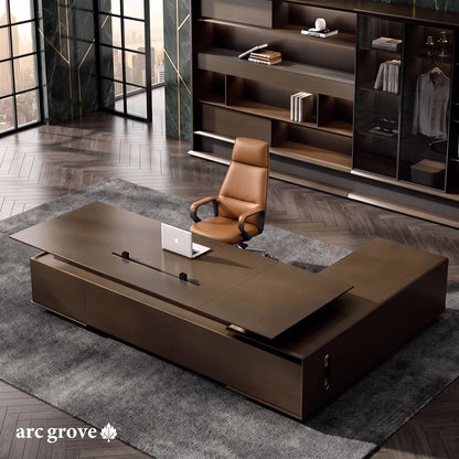 Hiley · Modern L-Shaped Executive Desk