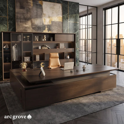 Hiley · Modern L-Shaped Executive Desk