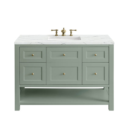 James Martin Breckenridge 48" Single Bathroom Vanity, Smokey Celadon