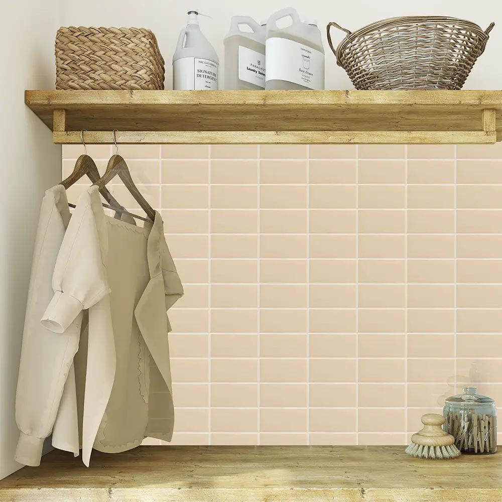 Caramel Glossy Subway Ceramic Tiles 3x6