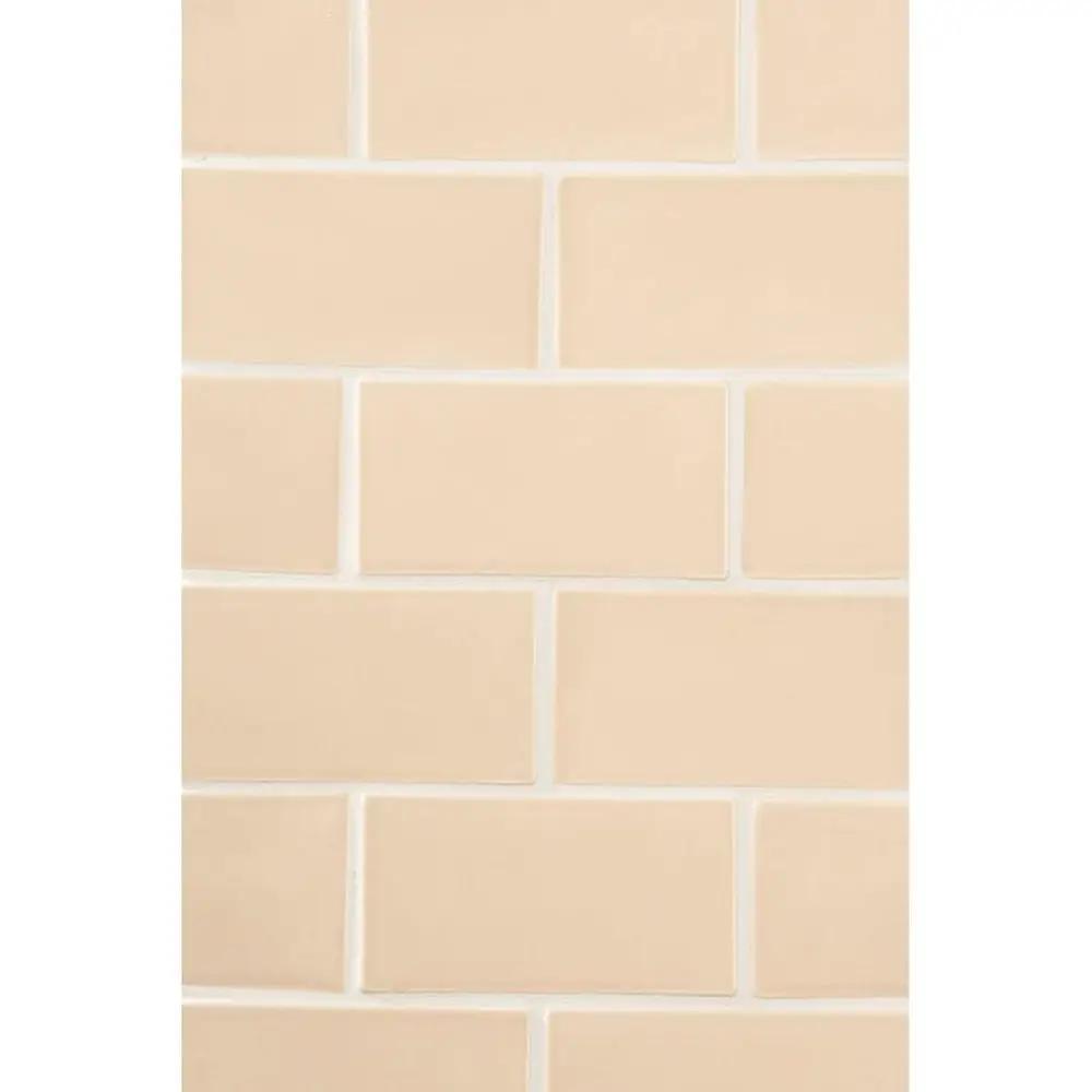 Caramel Glossy Subway Ceramic Tiles 3x6