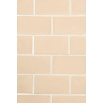 Caramel Glossy Subway Ceramic Tiles 3x6