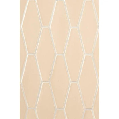 Caramel Glossy Longest Hexagon Ceramic Tiles 3x7 7/8