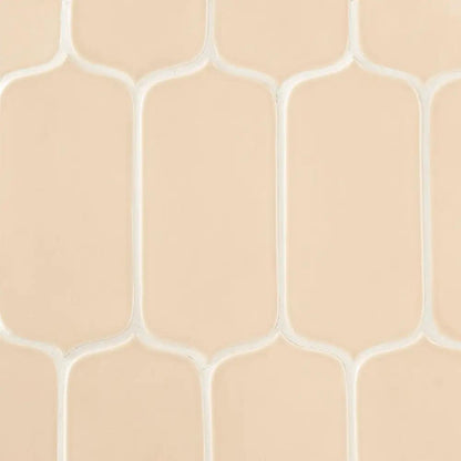 Caramel Glossy Tear Field Ceramic Tiles 3 5/8x8