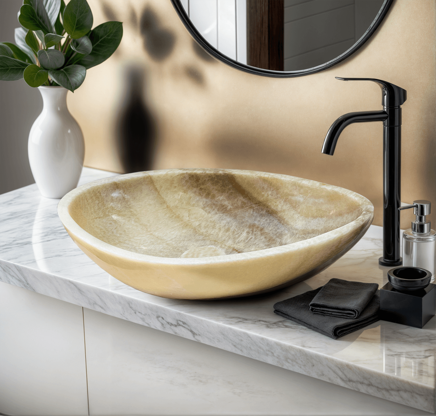 Honey Onyx Sink