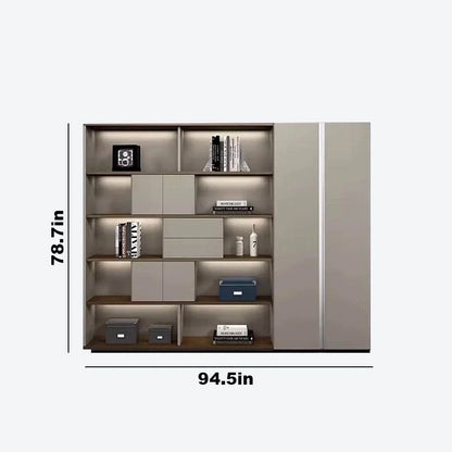 Fenwick · Office Shelves w/ Lighting & Storage