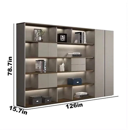 Fenwick · Office Shelves w/ Lighting & Storage