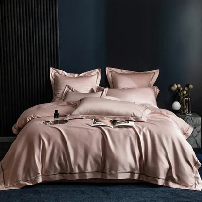 Hotel style white & black 1000tc egyptian cotton bedding set bedroom