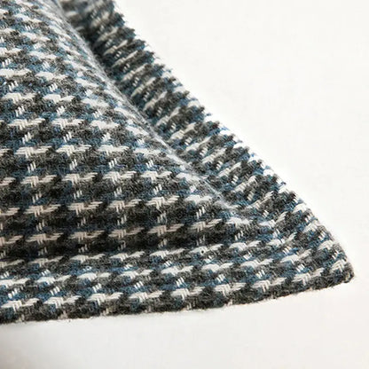 Houndstooth square cushion cover living room pillow decor