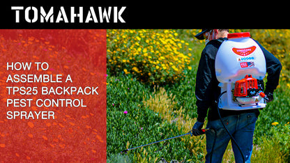 5 Gallon Gas Power Backpack Sprayer with Twin Tip Nozzle for Pesticides