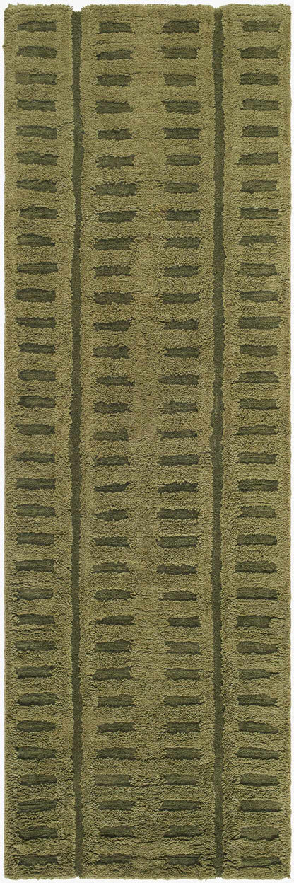 Washable Wool Rug - Green - Clearance