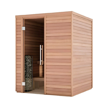 Huum Cliff Mini 4 3.5KW Electric Sauna Heater With Digital Controller & Sauna Stones (SAK58263)