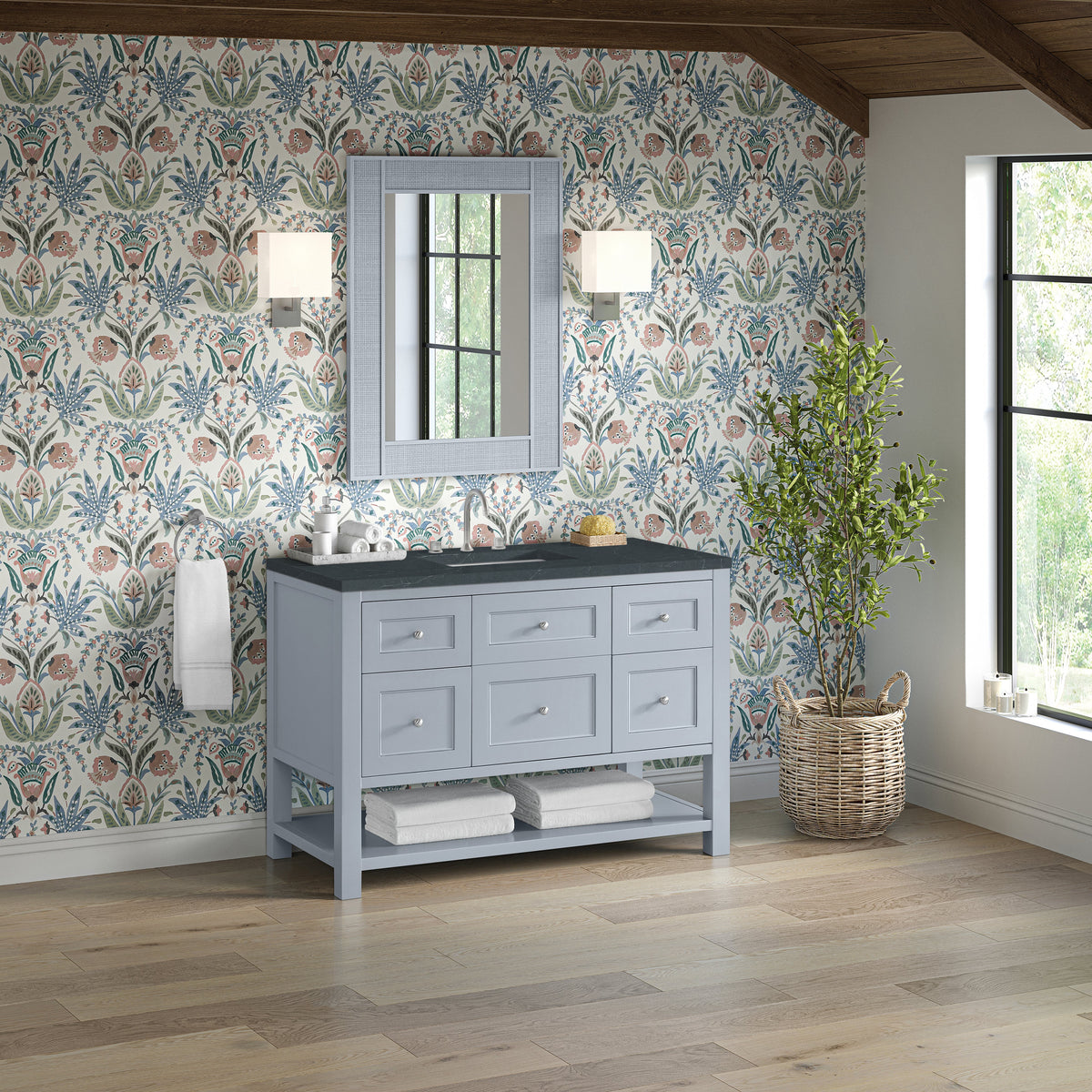 James Martin Breckenridge 48" Single Bathroom Vanity, Serenity Blue