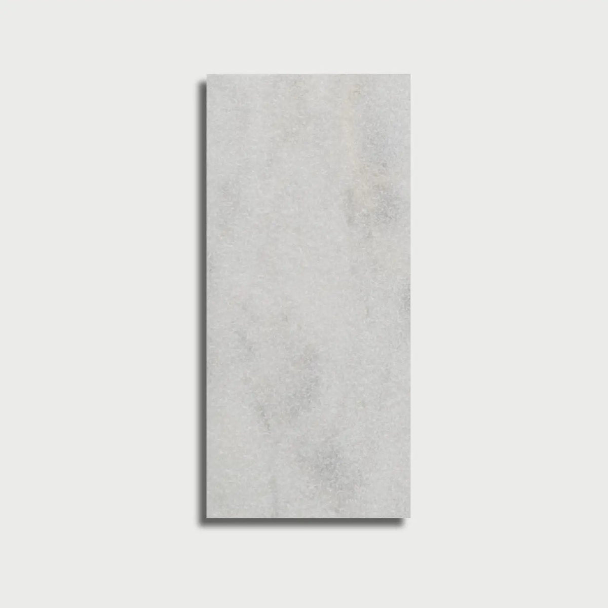 Mist White Leather Marble Pavers 6x12